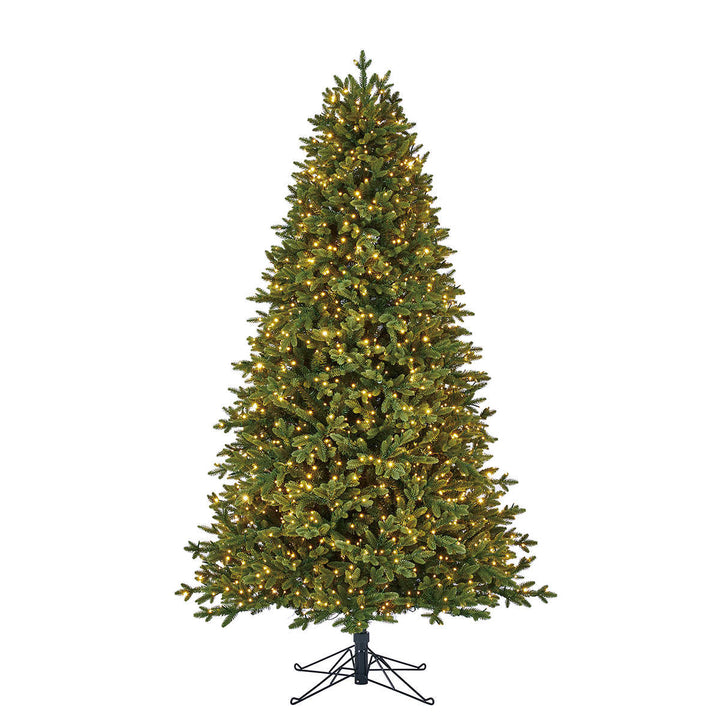 Arbre de Noël artificiel tremble pré-éclairé de 6,5 pi, 1 500 micro-lumières DEL