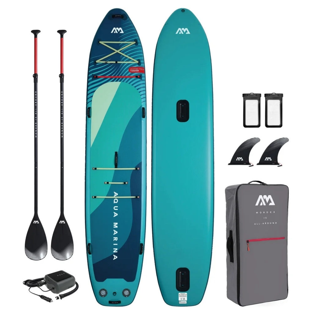 Aqua Marina - Super Trip, inflatable family tandem SUP