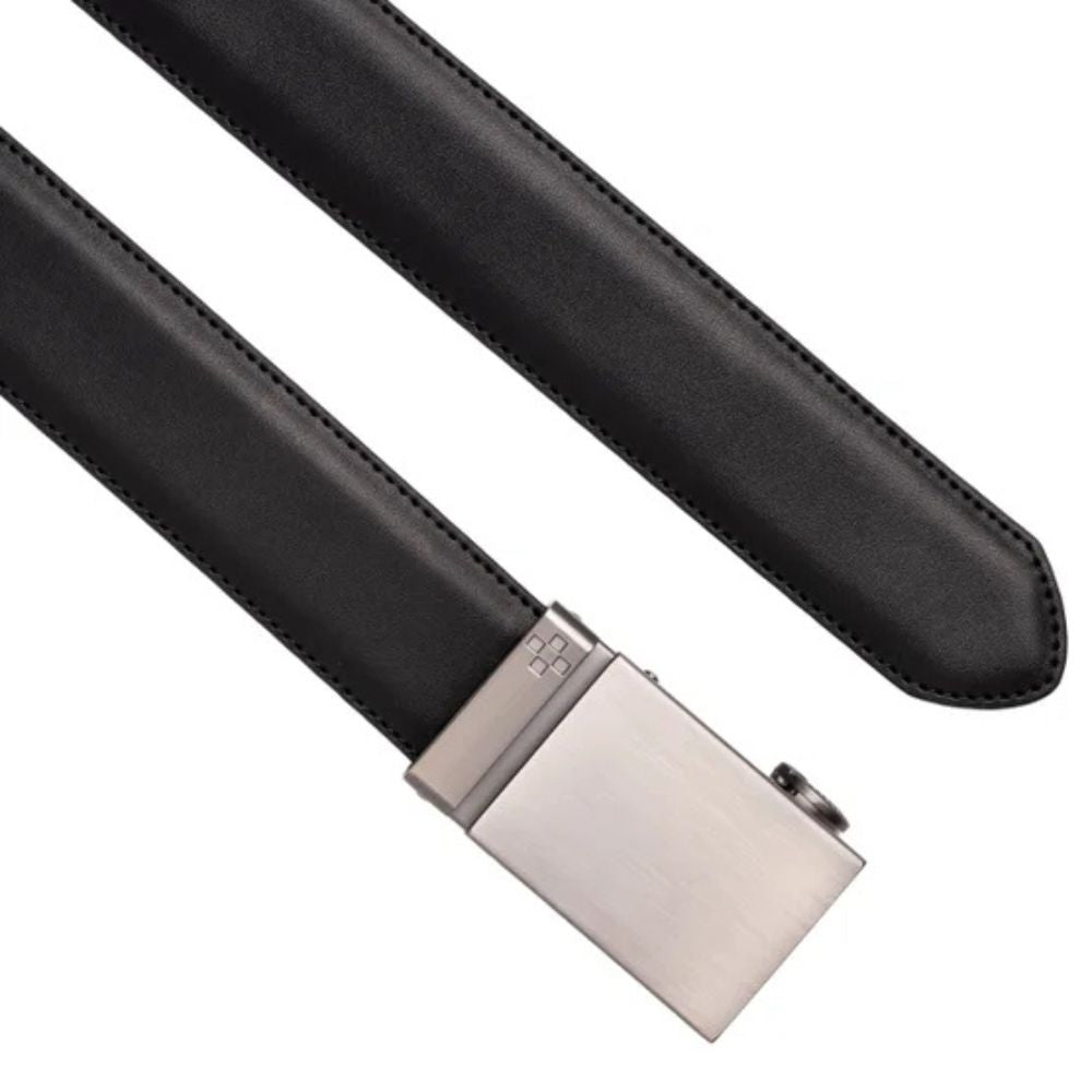 Vince Camuto - Ceinture en cuir à cliquet pour homme