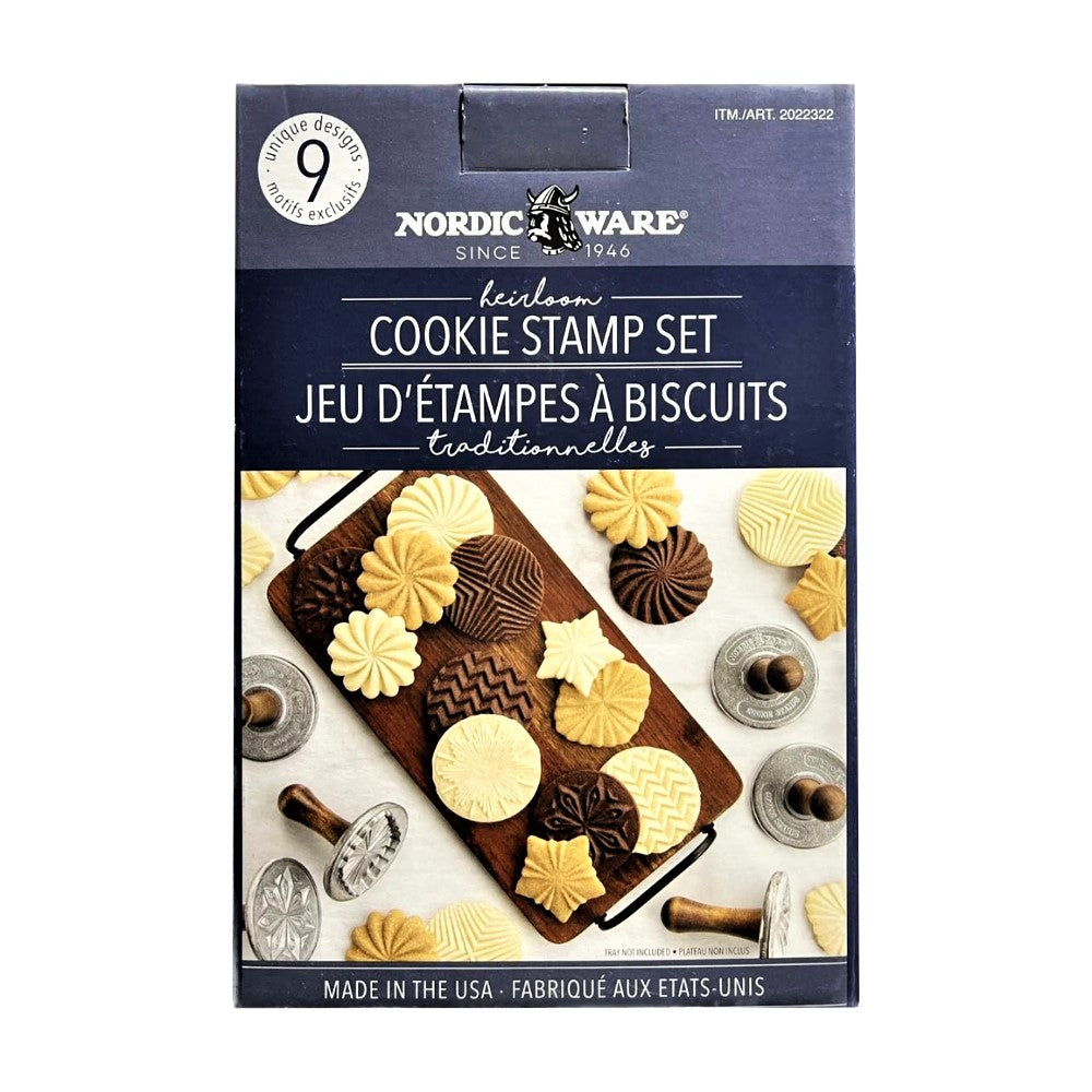 Nordic Ware - Jeu d'étampes à biscuits, 9-pièces