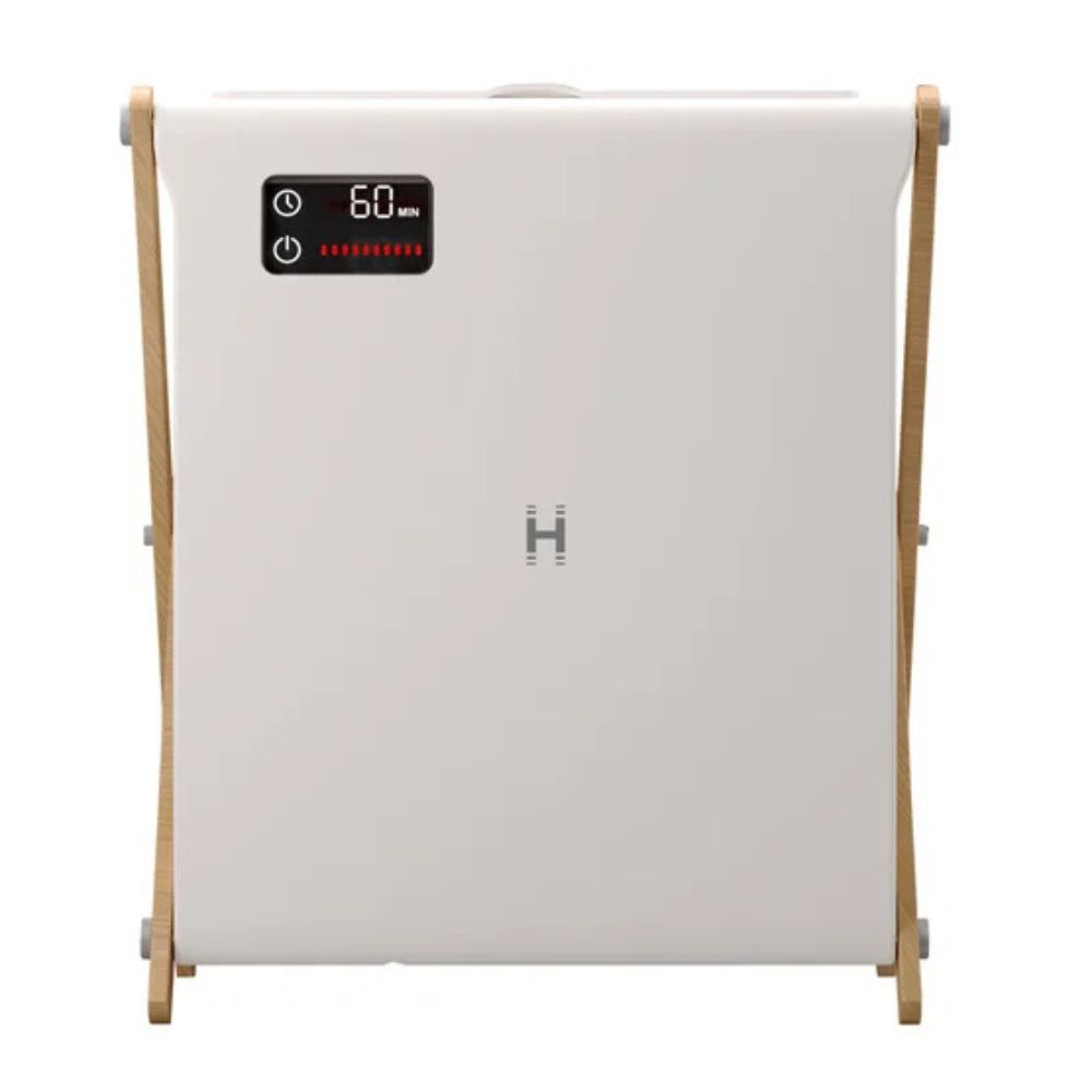 Homedics - XL Heated and Folding Laundry Basket