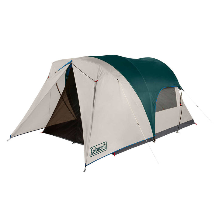Coleman - 4-Person Cabin Camping Tent with Mosquito Net