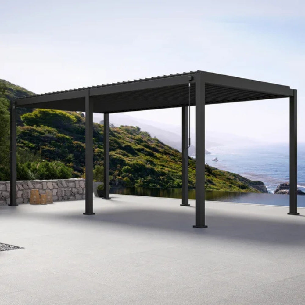 Zhejiang Zhengte Group - Mirador Aluminum Louvered Pergola, 10 ft x 20 ft