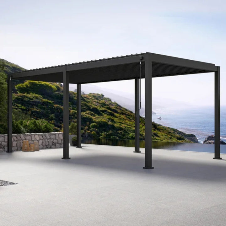 Zhejiang Zhengte Group - Mirador Aluminum Louvered Pergola, 10 ft x 20 ft