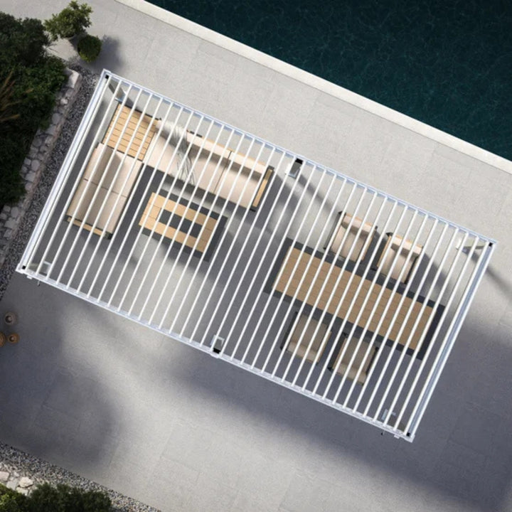 Zhejiang Zhengte Group - Mirador Aluminum Louvered Pergola, 10 ft x 20 ft