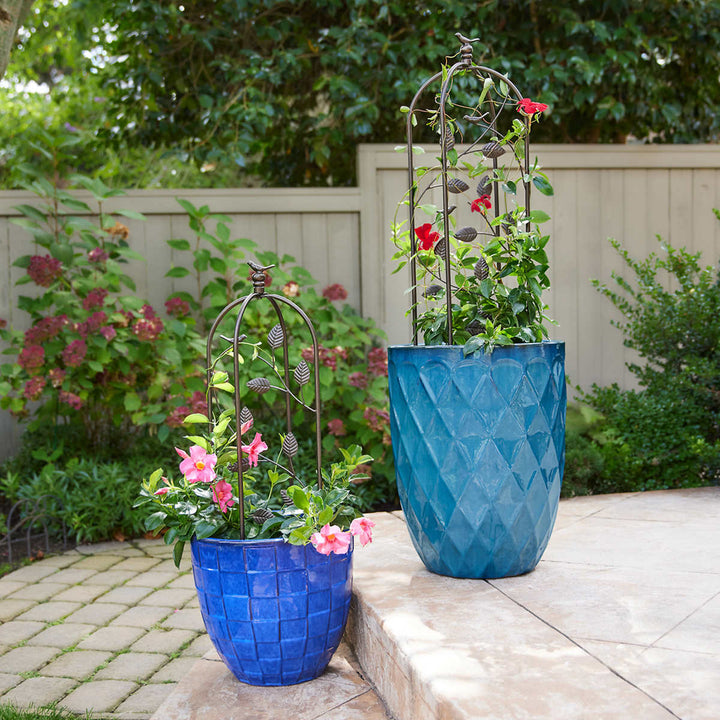 Mullally - Treillis de jardin en fer, paquet de 2