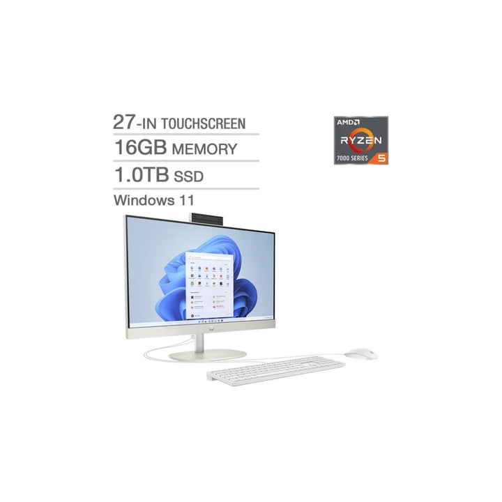 HP - Ordinateur tout-en-un écran tactile de 27 po