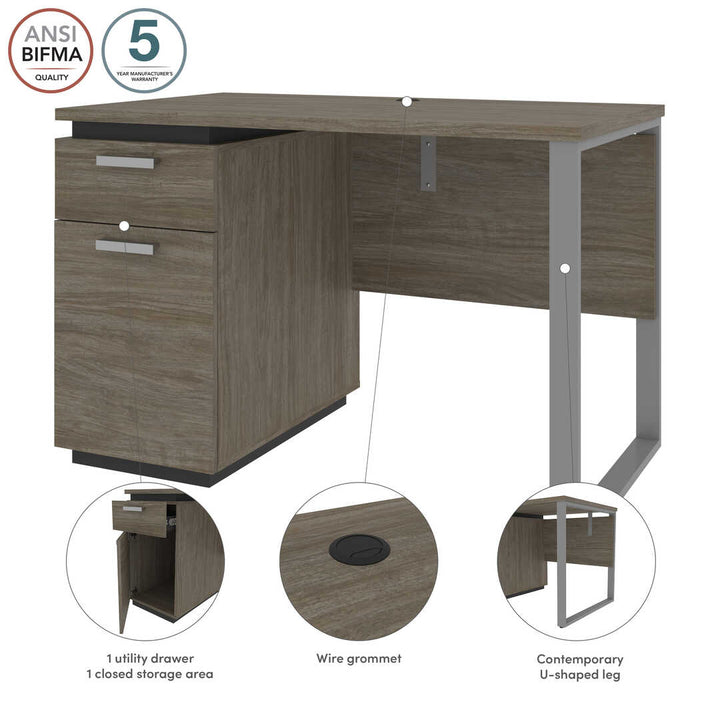 Bestar - Small Libra Desk 112.9 cm (44.4 in)