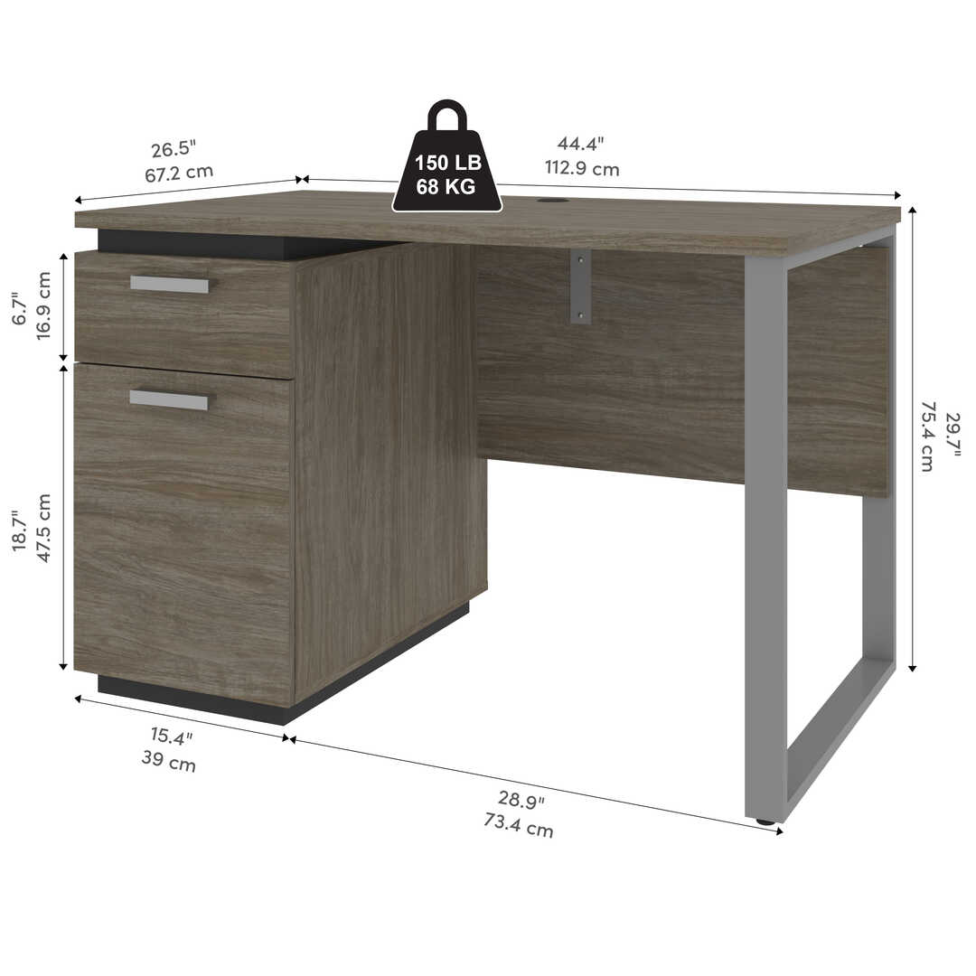 Bestar - Small Libra Desk 112.9 cm (44.4 in)