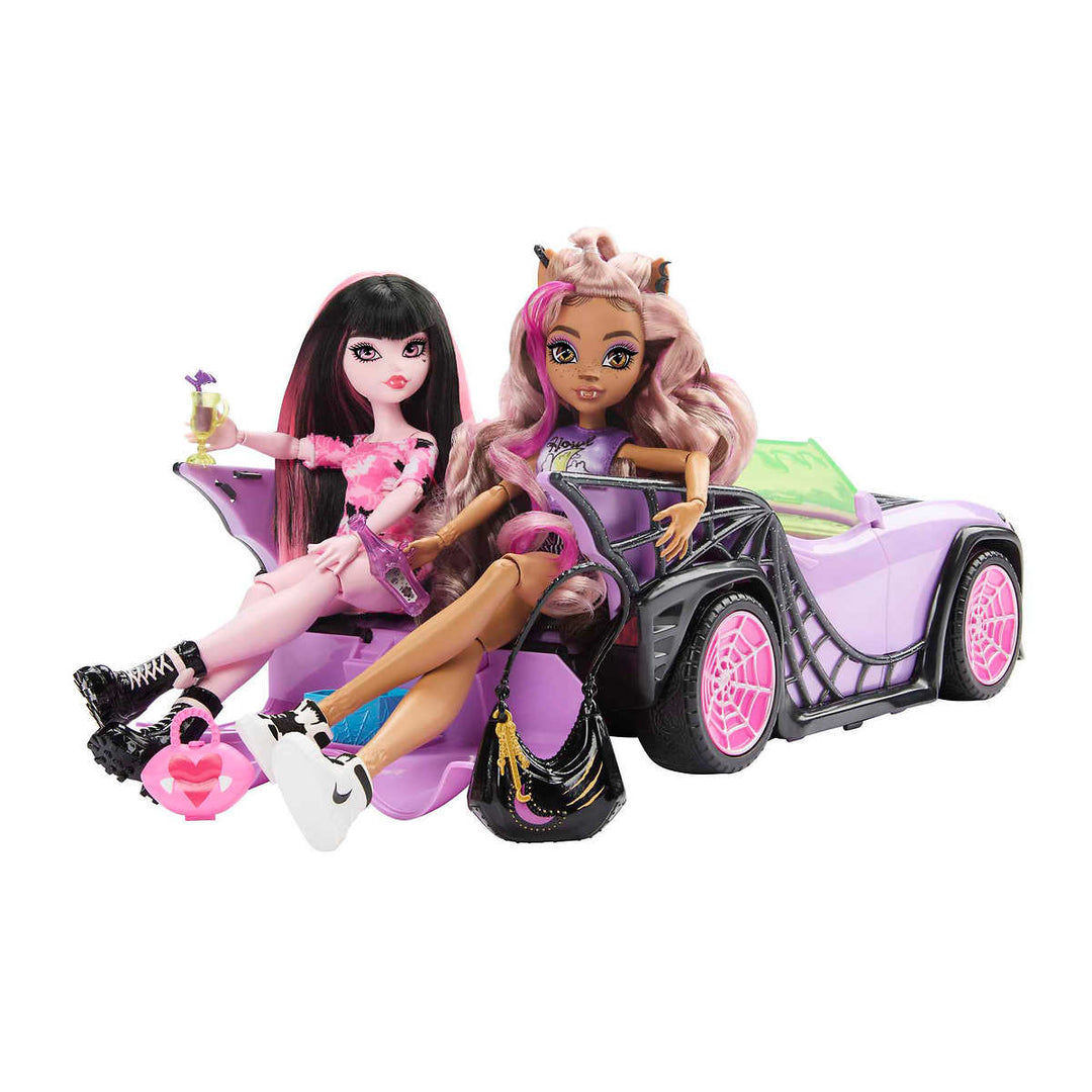 Mattel - Road trip entre Monster High Clawdeen et Draculaura