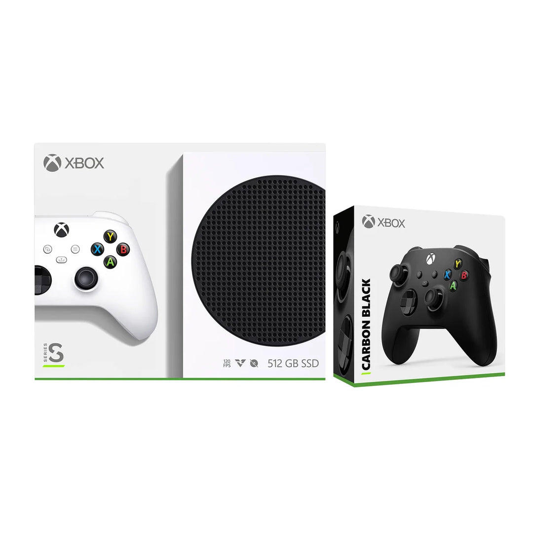 Xbox - Console blanche Series S 512 Go - manette noir carbone en prime