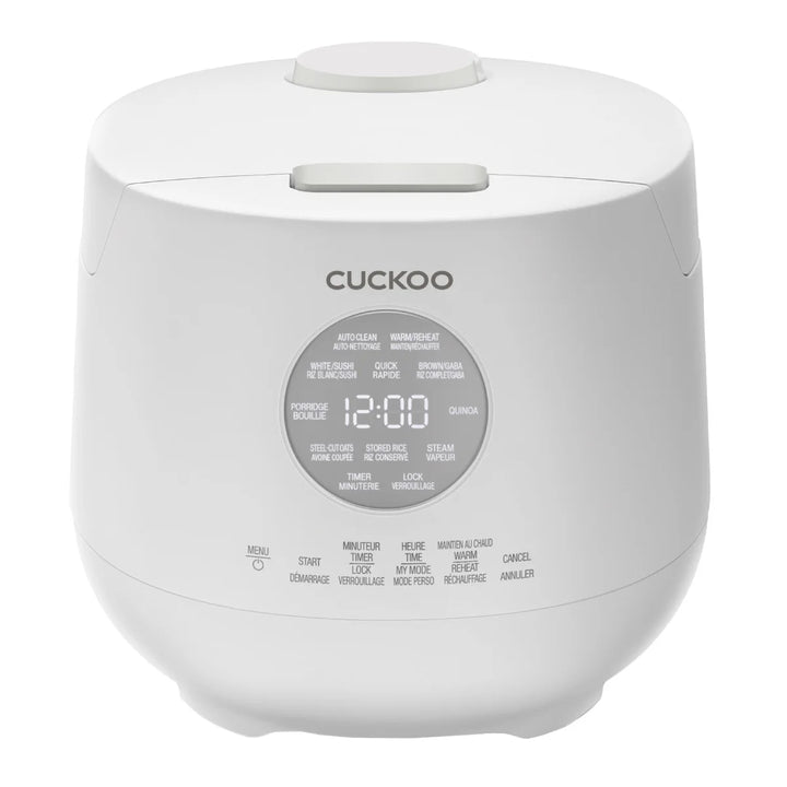Cuckoo - Cuiseur à riz et chauffe-riz multifonctionnel, 6 tasses