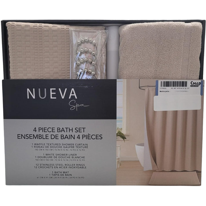 Nueva Spa - Ensemble de chambre de bain, 4 pièces