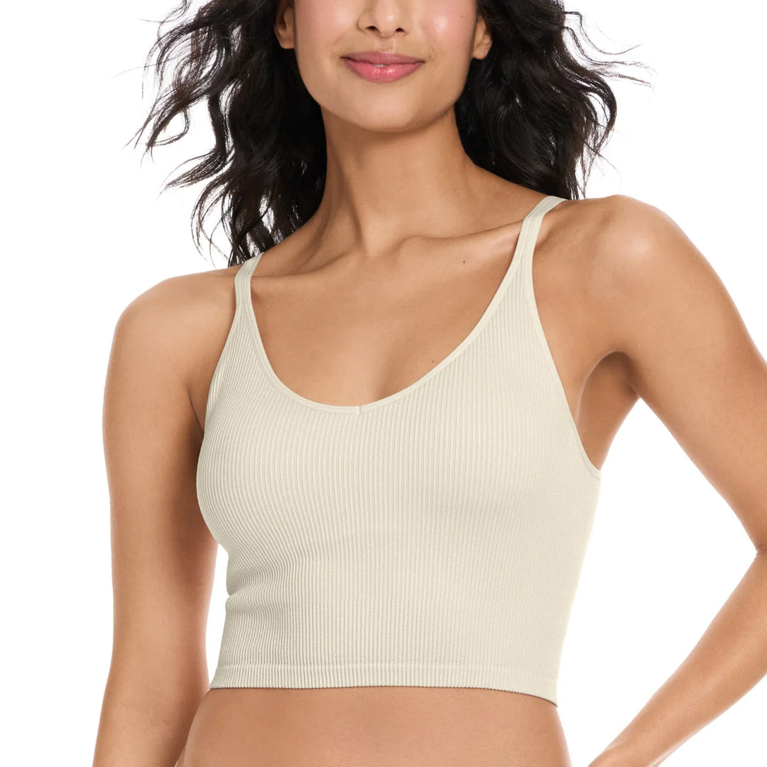 Lemon - Soutien-gorge de yoga côtelé, paquet de 2
