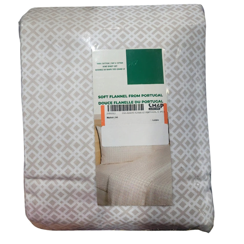 Soft Flannel Sheet Set from Portugal