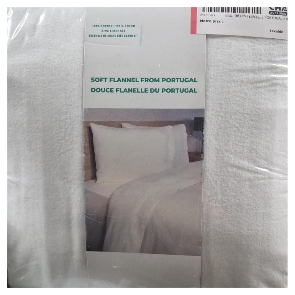 Soft Flannel Sheet Set from Portugal