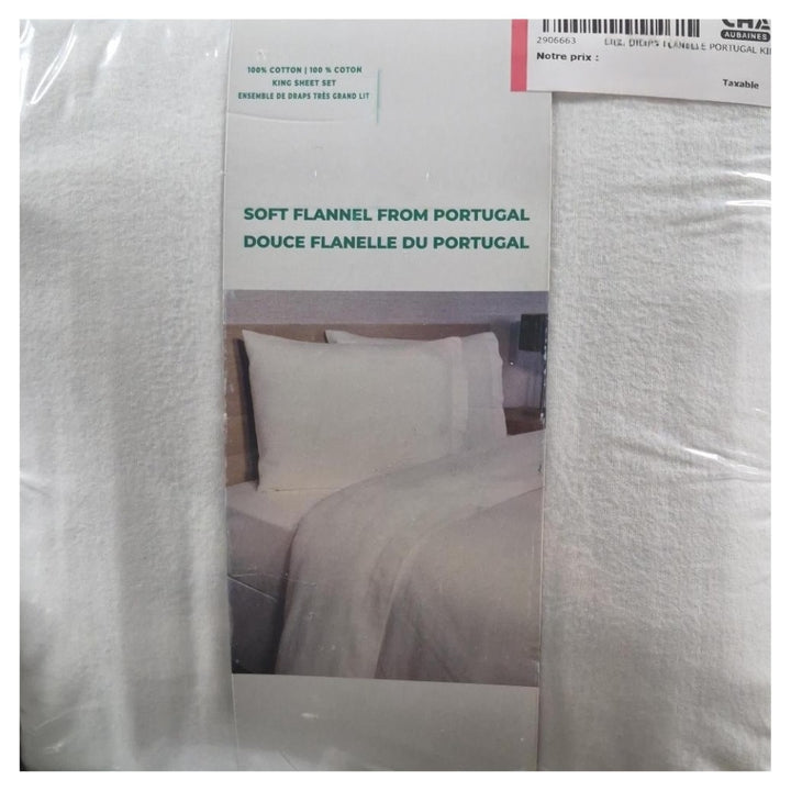 Soft Flannel Sheet Set from Portugal