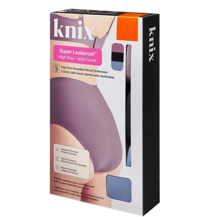Knix - Pack of 3 Reusable Menstrual Underwear