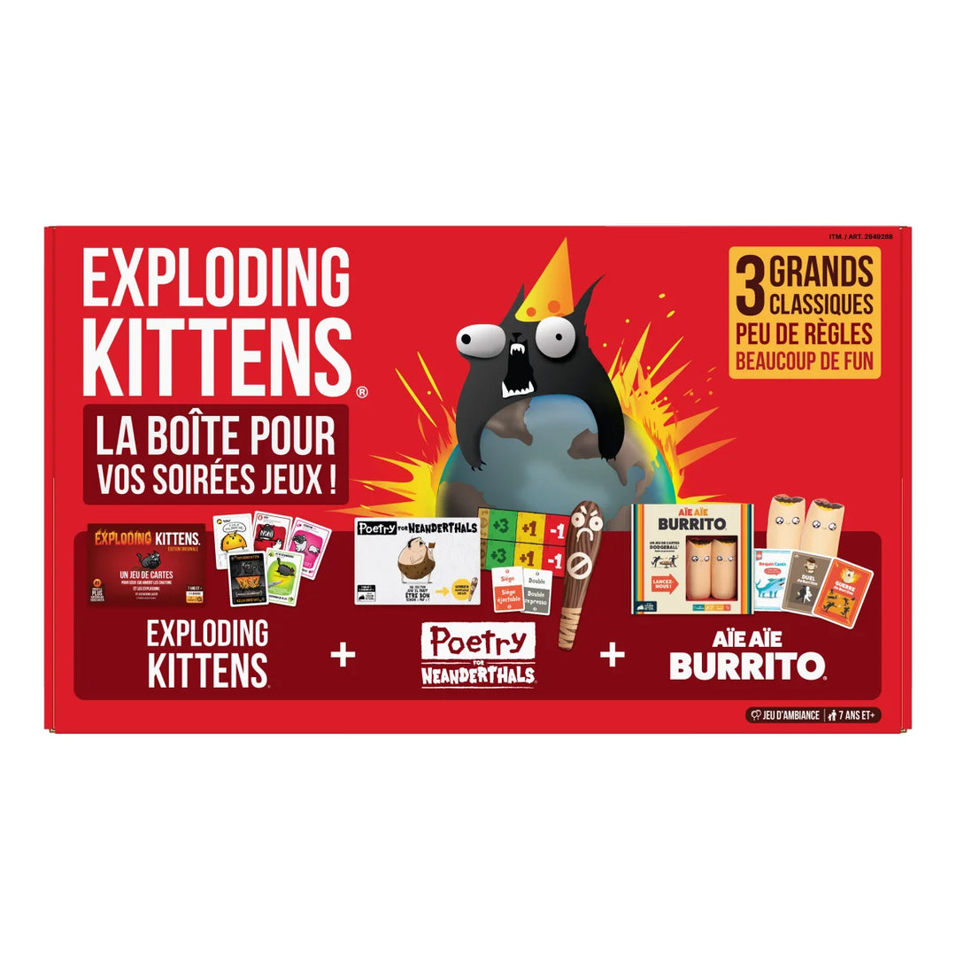 Exploding Kittens Game Night in a Box - Version française