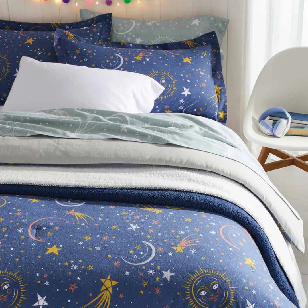 Sleep Comfort - Ensemble couette en flanelle