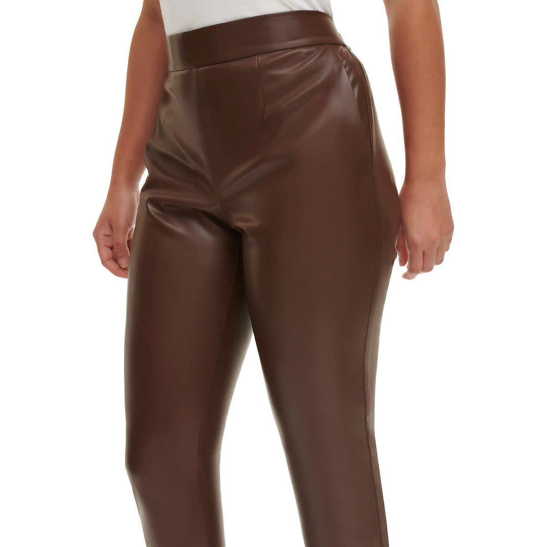 DKNY - Pantalon en similicuir