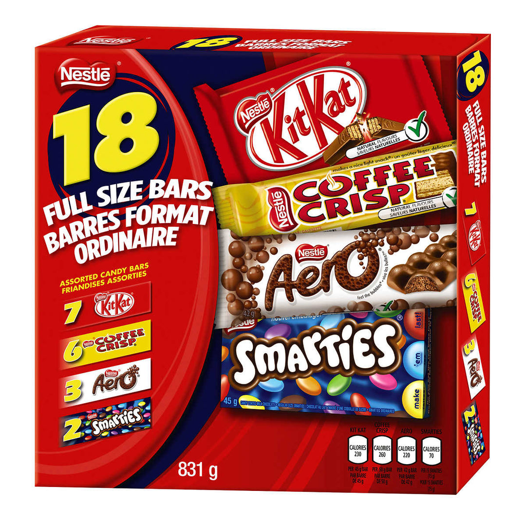 Nestlé - Assorted Bars, pack of 18