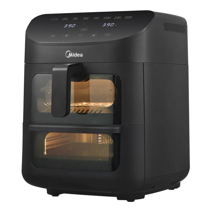 Midea - Dual Air Fryer 11 L (11.6 qt)
