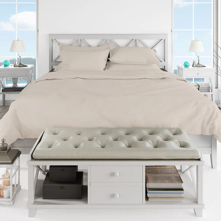 Swiss Collection - Ensemble de draps en coton, 6 pièces