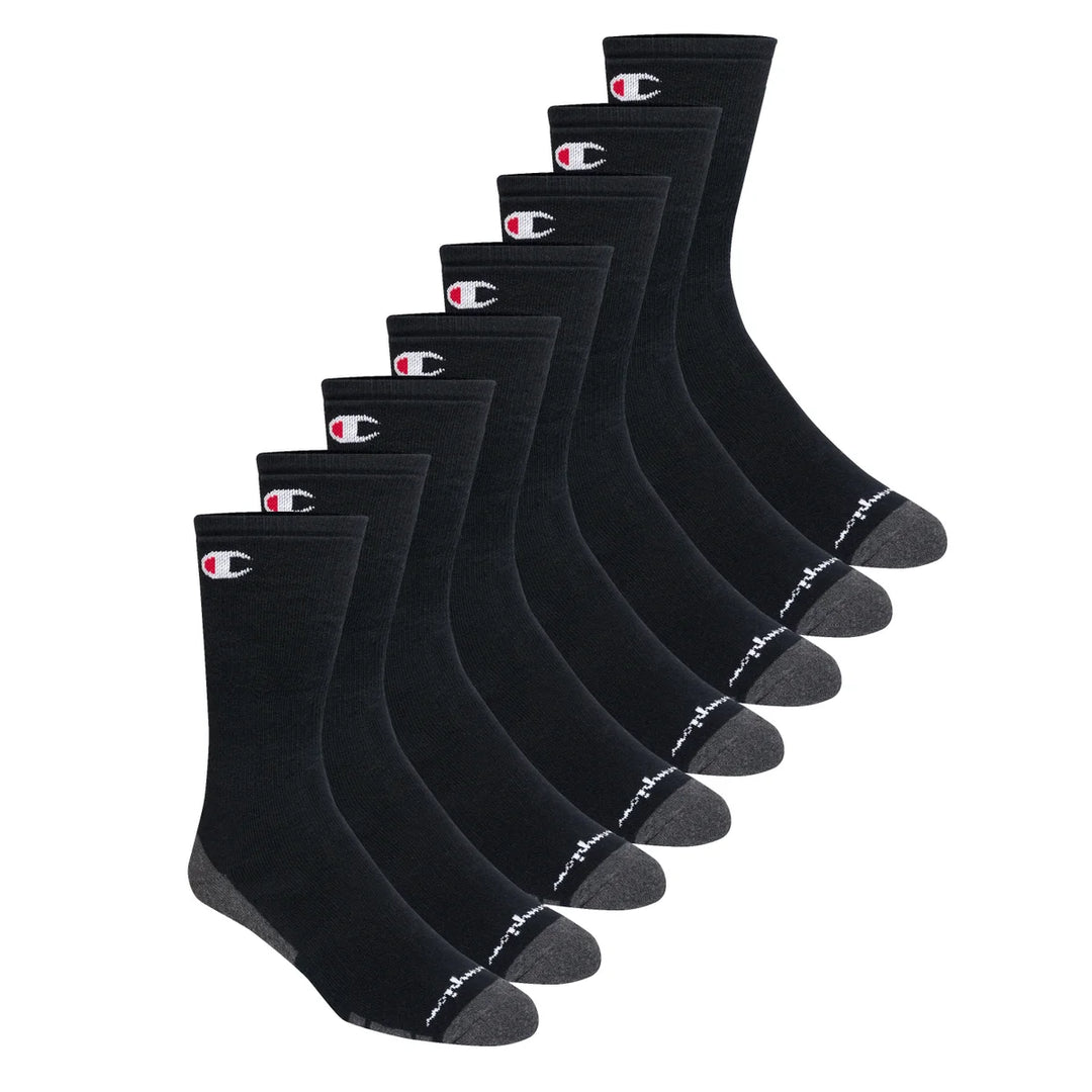 Champion - Chaussettes mi-mollet, 8-paires