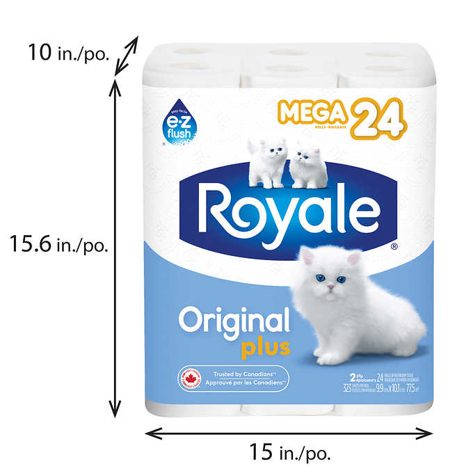 Royale - Papier hygiénique originale plus 24 x 323 feuilles