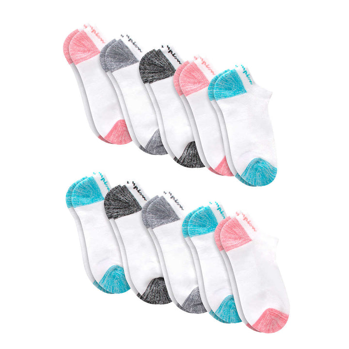 Champion - Chaussettes invisibles, paquet de 10 paires pour femmes