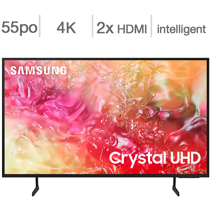Samsung - 55 in. Class 4K UHD LED LCD TV - DU7100 Series