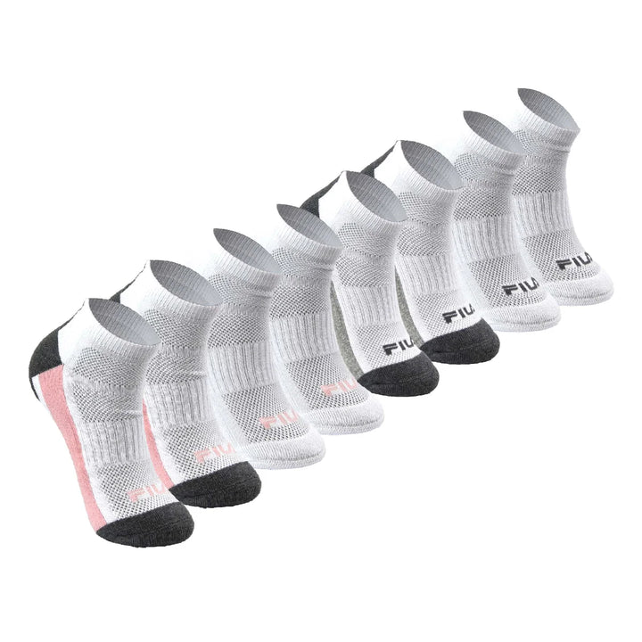 Fila - Chaussettes en coton, paquet de 8 paires pour femmes
