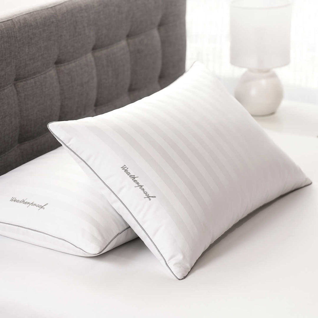 Weatherproof Vintage - 2 Feather and Down Pillows 
