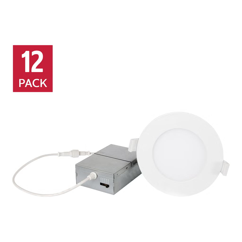Luminus - Set of 12 recessed panels 4 in, 5CCT