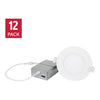 Luminus - Set of 12 recessed panels 4 in, 5CCT
