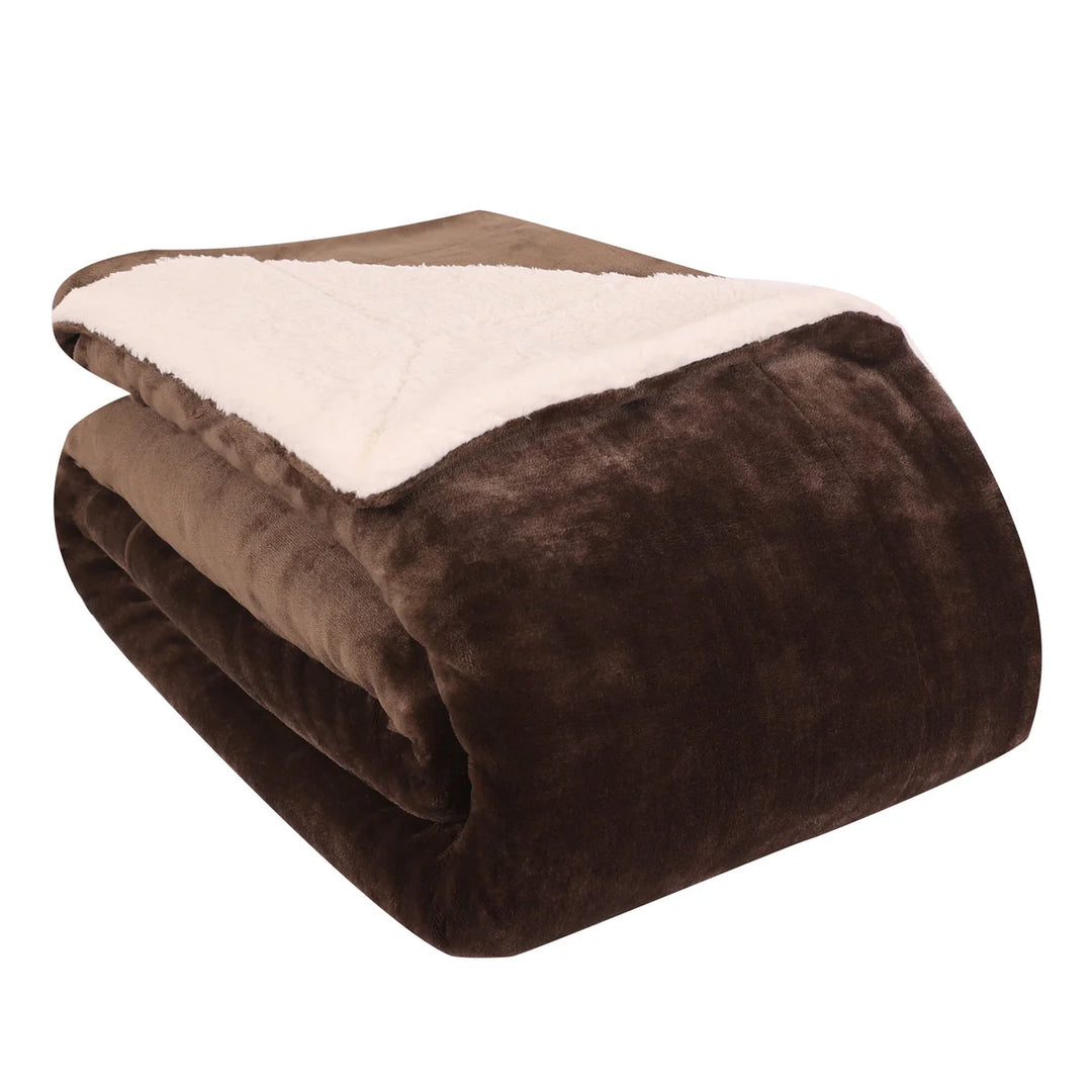 Life Comfort - Couverture ultime en sherpa côtelé