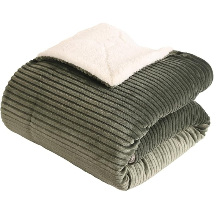 Life Comfort - Couverture ultime en sherpa côtelé