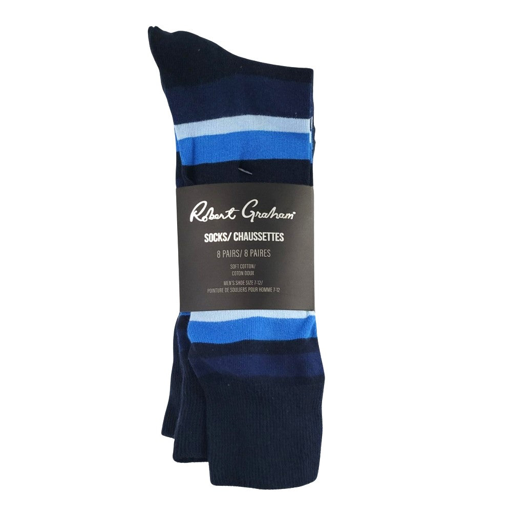 Robert Graham - Chaussettes, 8 paires pour hommes