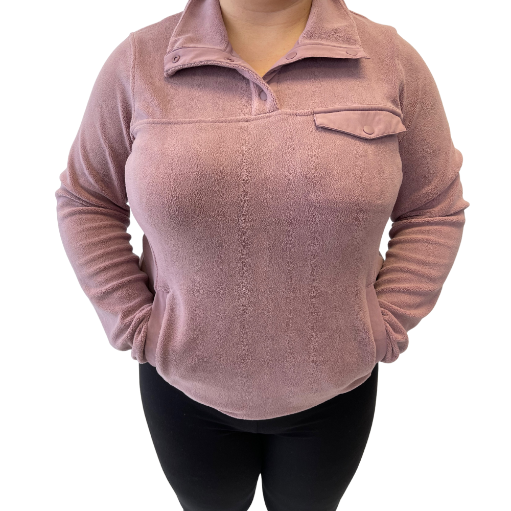 32 Degrees - Pull en polaire avec snap