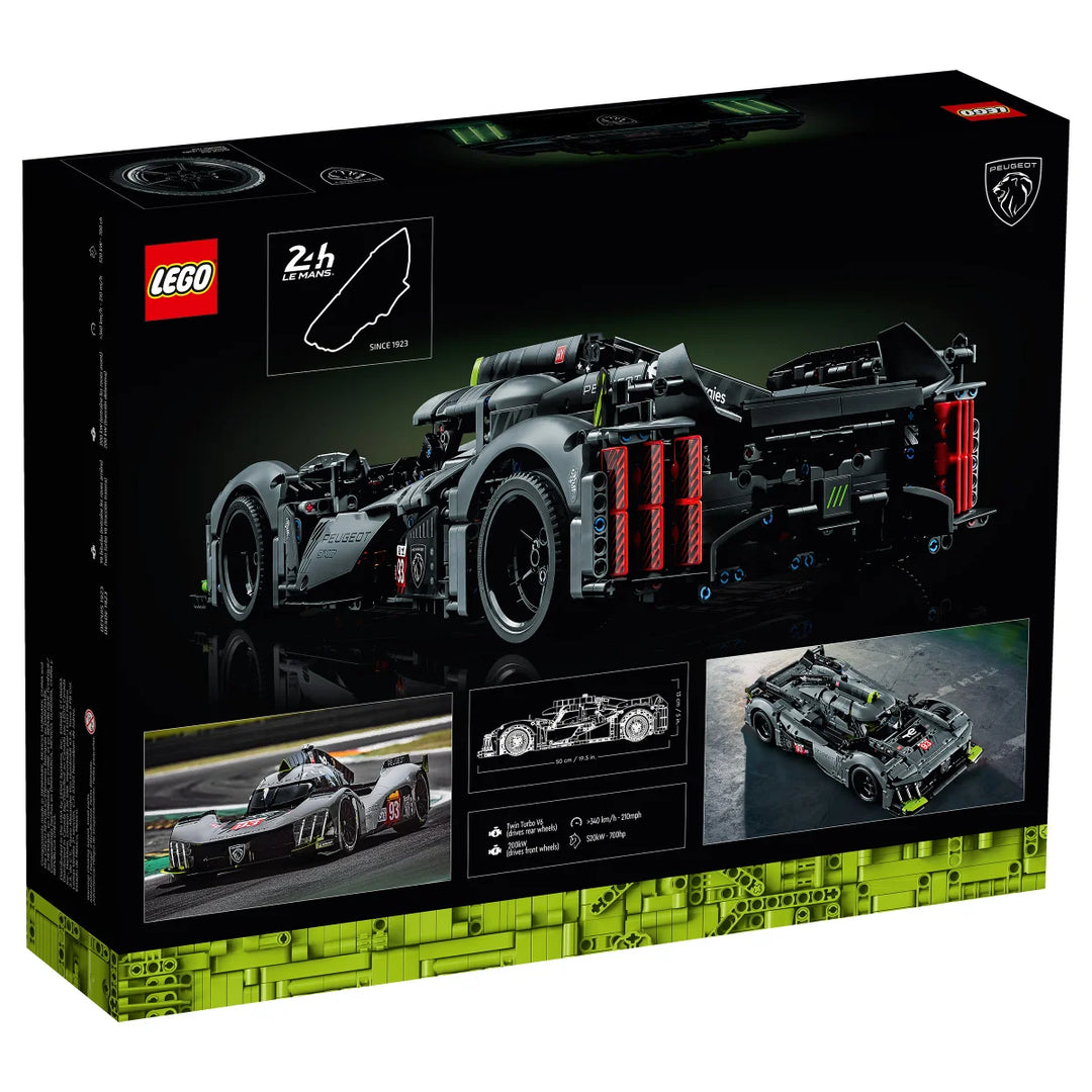 LEGO Technic - PEUGEOT 9X8 24H Le Mans Hybrid Hypercar - 42156