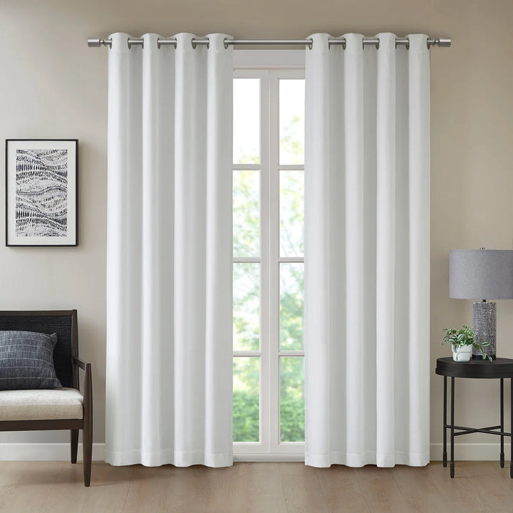 SUN+BLK 2-Piece Total Blackout Curtain Panel Set