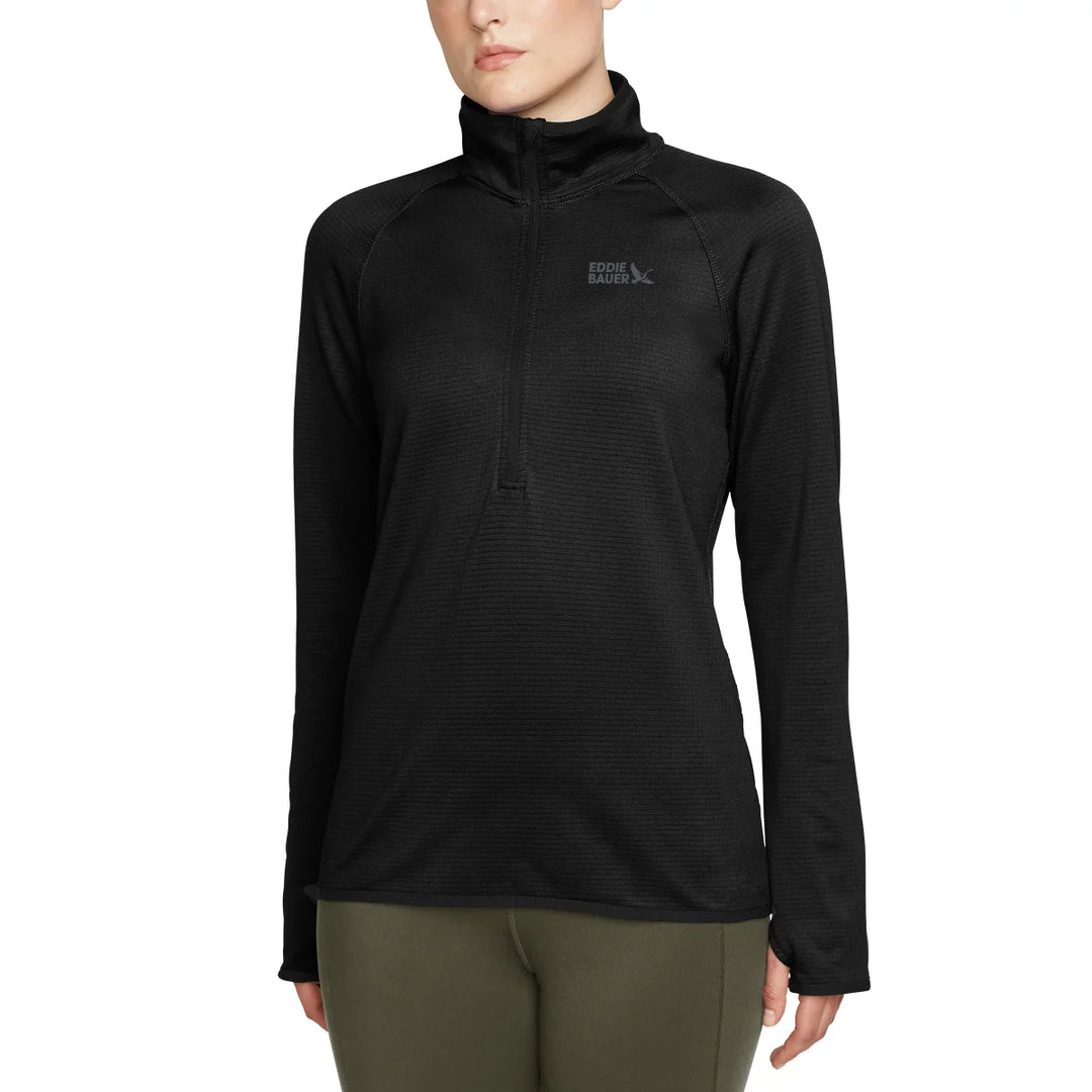 Eddie Bauer - Molleton Activator Grid avec demi-fermeture à glissière