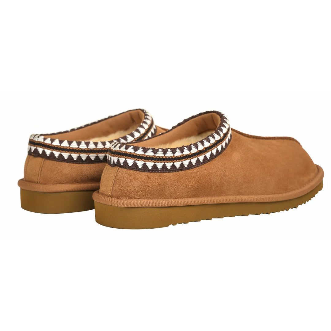 Kirkland Signature - Pantoufle en peau de mouton unisex