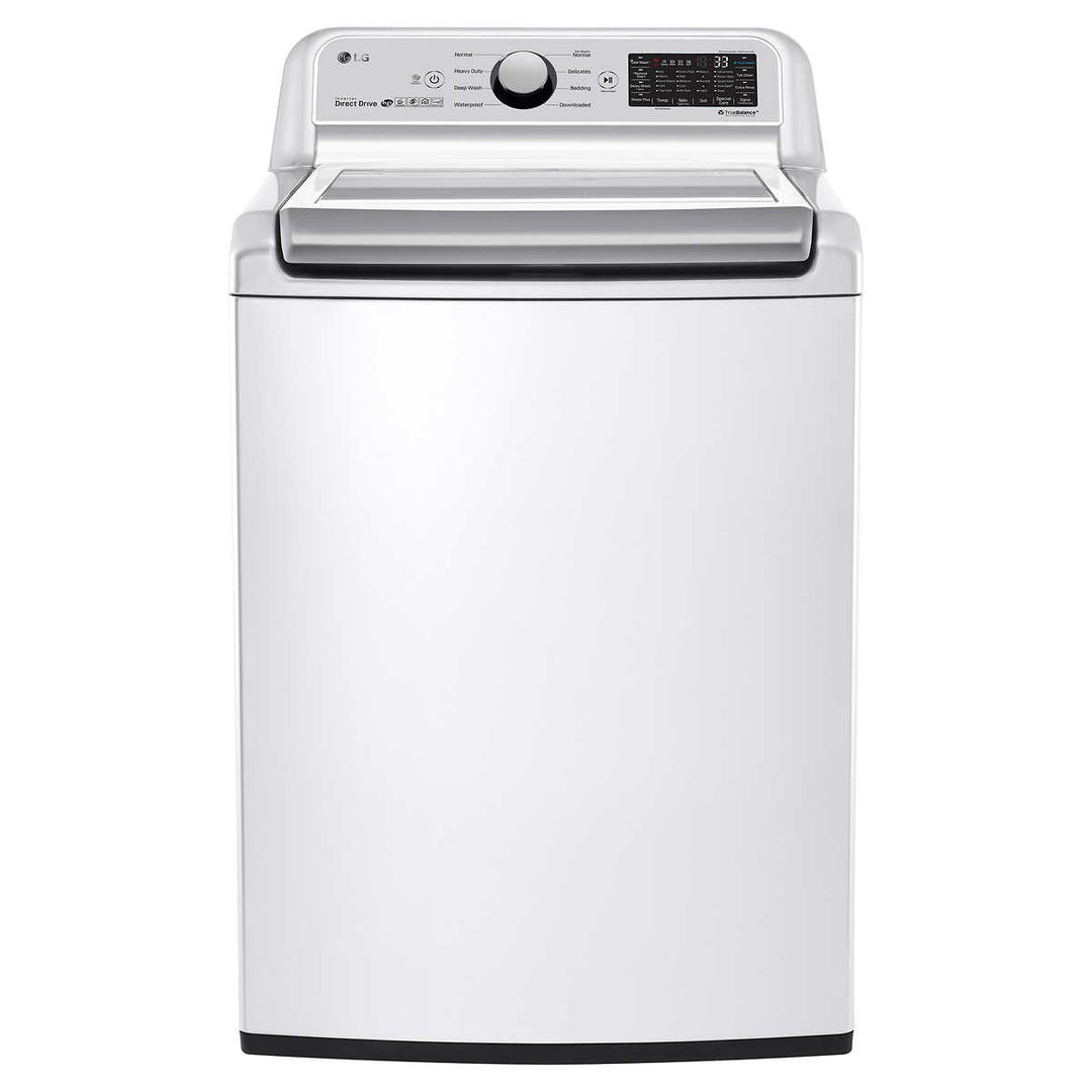 LG - 5.8 cu ft White Top Load Washer