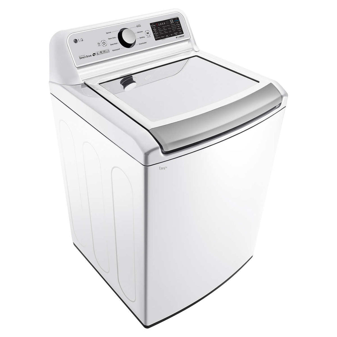 LG - 5.8 cu ft White Top Load Washer