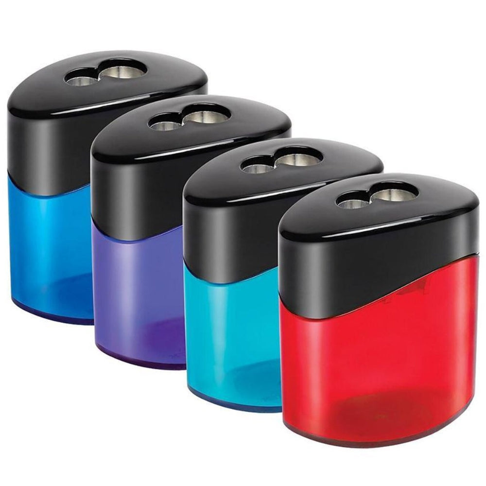 Steadtler - Oval Metal Double-Hole Pencil Sharpener