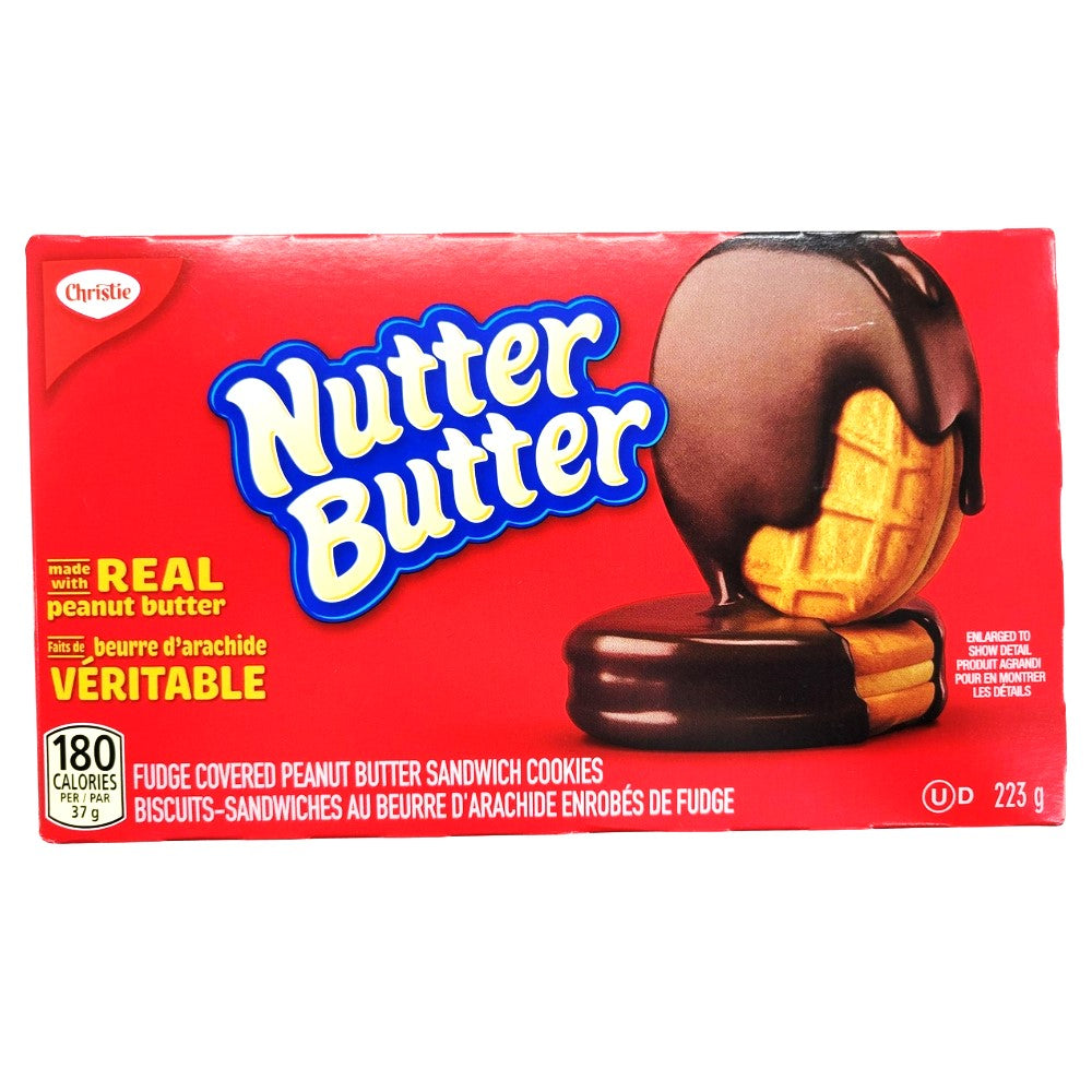 Christie Fudge Covered Peanut Butter Sandwich Cookies