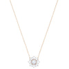 Swarovski - Soleil Pendant, White, Rose Gold Plated, 5492264