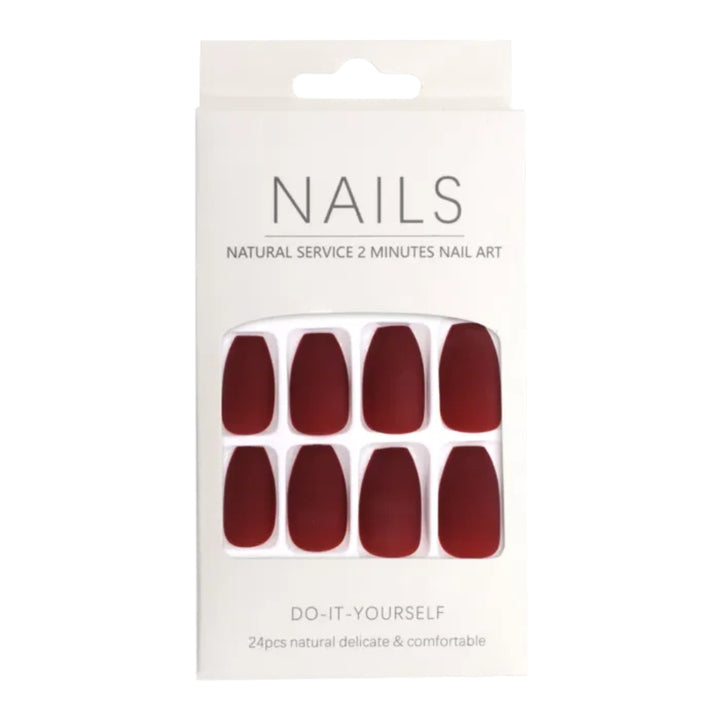 Press-On - Assortiment de faux ongle, 24 pièces
